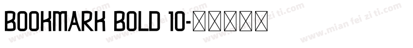 Bookmark Bold 10字体转换